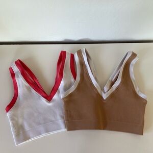Aerie Ribbed Sports Bras (size L, pack of 2)